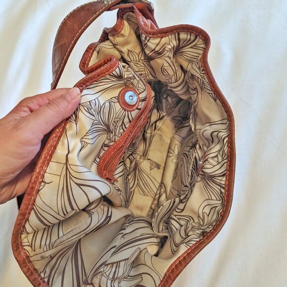 Francesco Biasia Brown Leather Handbag - Picture 6 of 10